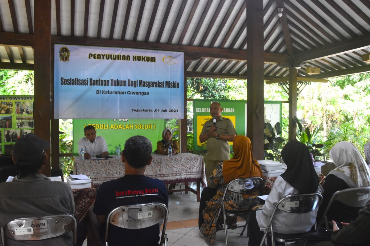 Pemkot Yogyakarta memberi bantuan hukum gratis bagi warga miskin