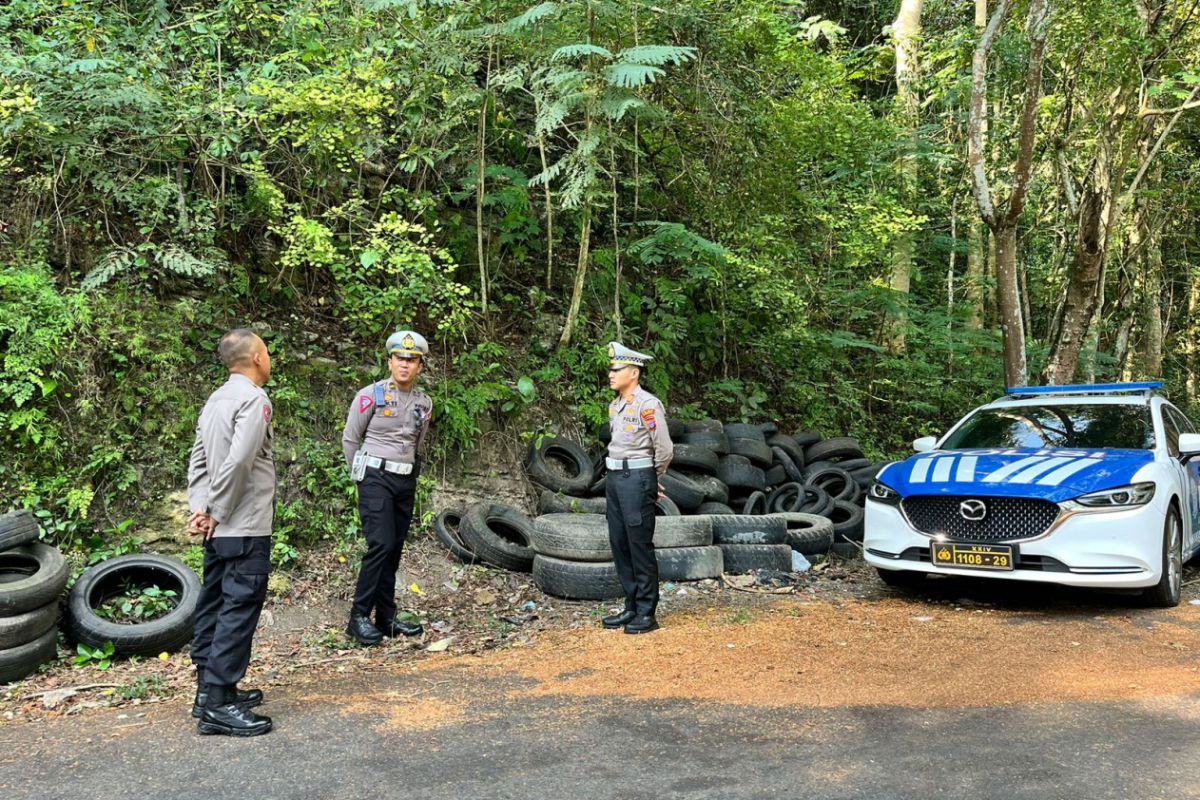 Rawan kecelakaan, Polres Bantul menyurvei prasarana jalan pada ruas Jalan Imogiri-Dlingo