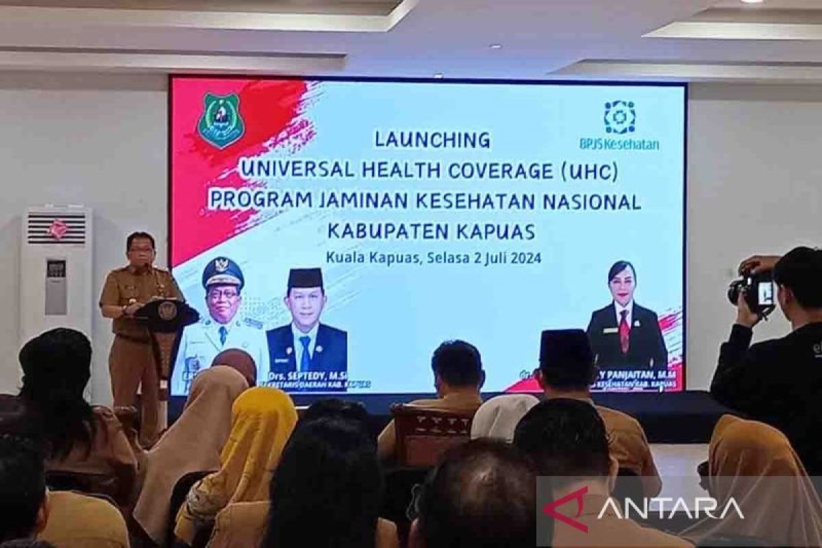 Pj Bupati Kapuas luncurkan UHC program JKN Kartu Indonesia Sehat