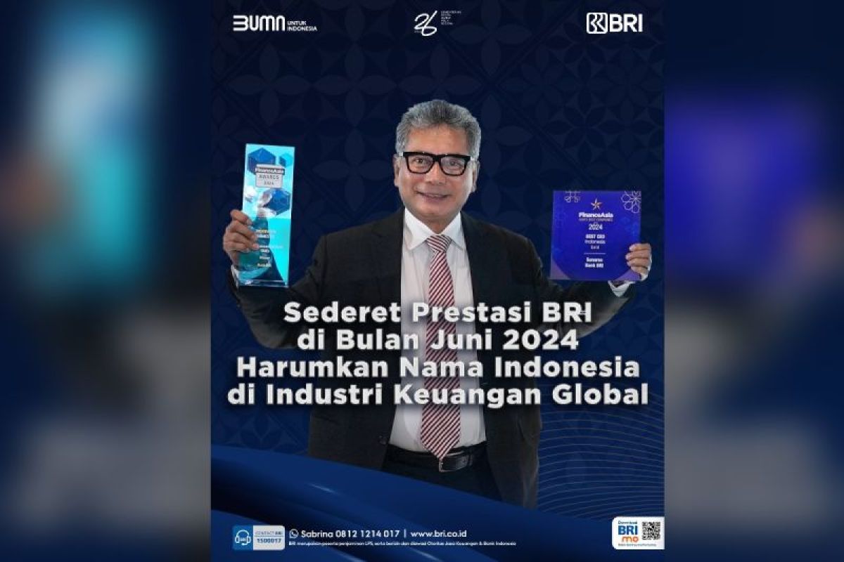 Harumkan nama Indonesia di industri keuangan global, ini sederet penghargaan internasional BRI di Bulan Juni