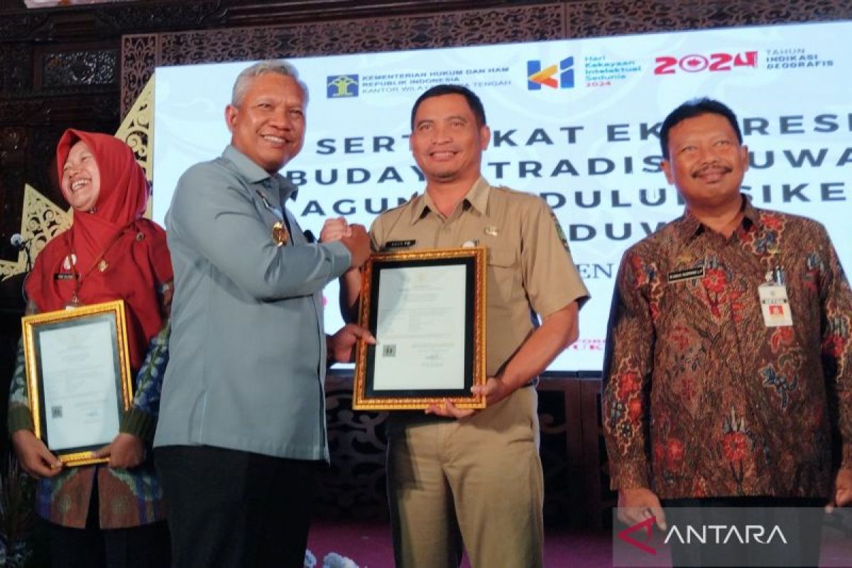 Tradisi ruwat agung warga Sedulur Sikep peroleh Hak Kekayaan Intelektual