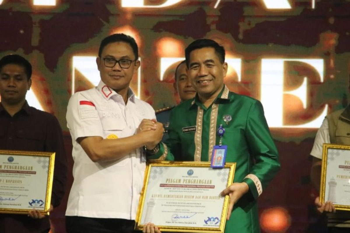 Kemenkumham Banten terima penghargaan atas partisipasi P4GN