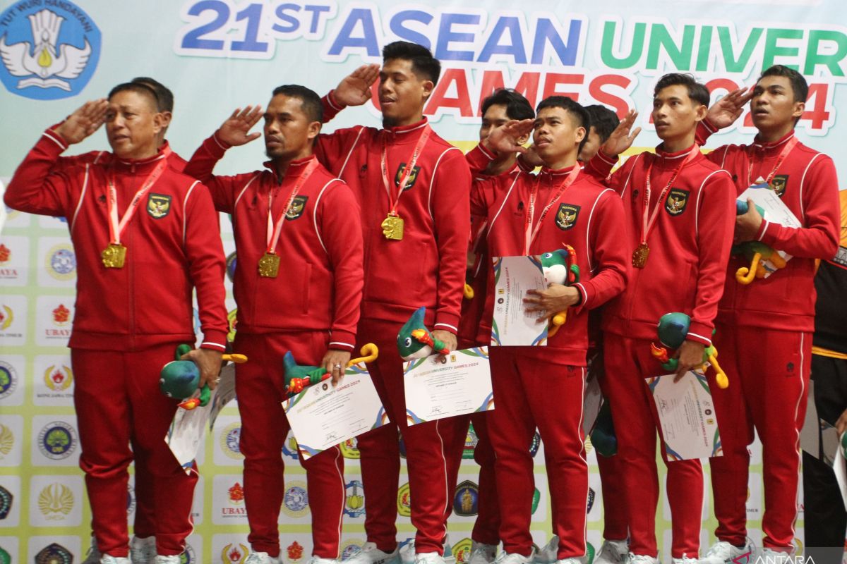 Sepak takraw Indonesia raih emas nomor quadrant di AUG 2024