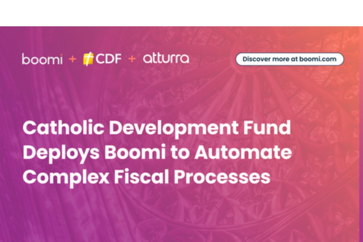 Catholic Development Fund Gunakan Boomi Untuk Otomatisasi Proses Fiskal yang Kompleks