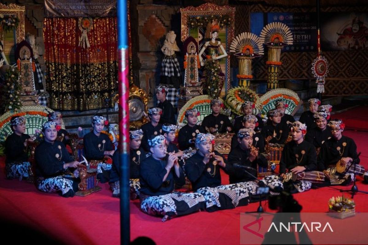 Sanggar Ariwangsa Badung tampilkan rekonstruksi Gamelan Tua dan Angklung Keklentangan