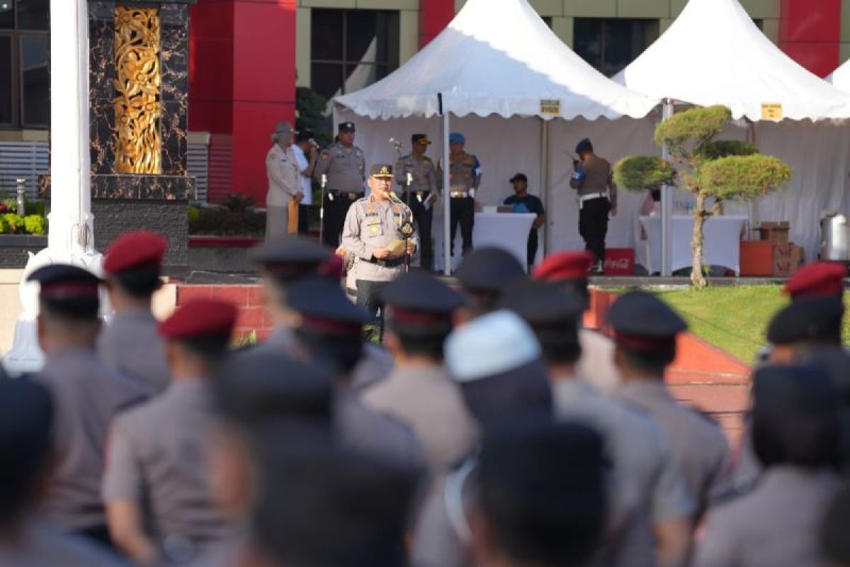 Personel Polda Sumut naik pangkat, ini jumlahnya