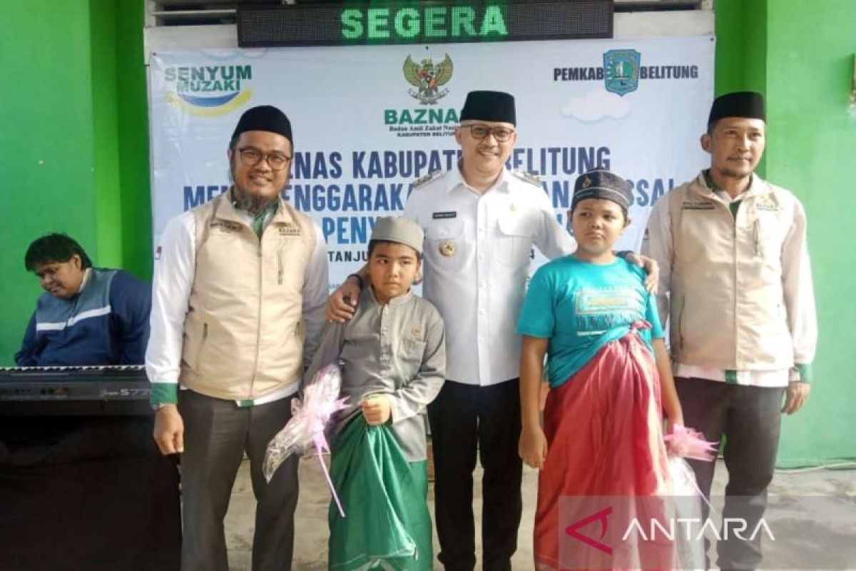 Baznas Belitung khitan 100 anak kurang mampu