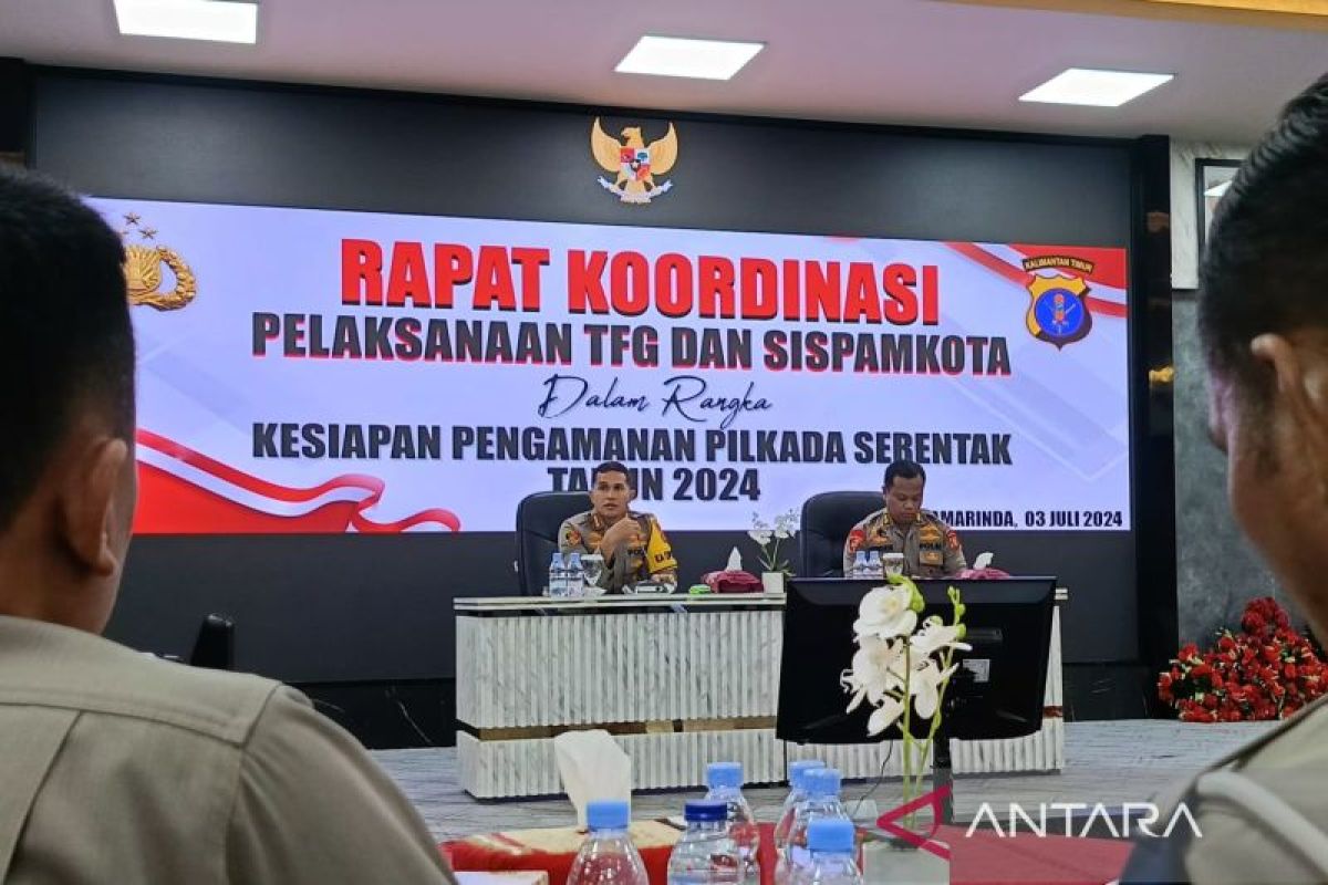 Polda Kaltim susun skenario pengamanan Pilkada serentak