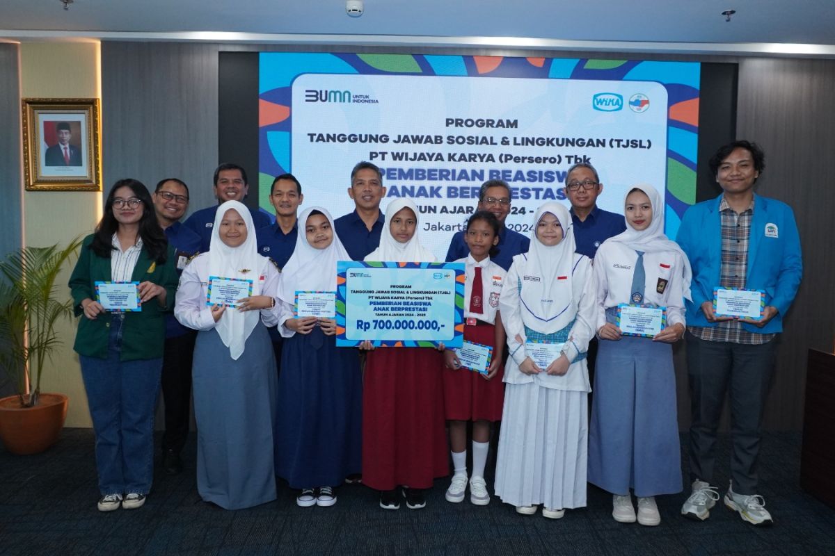 WIKA Gelar Program Beasiswa Pendidikan Anak Berprestasi