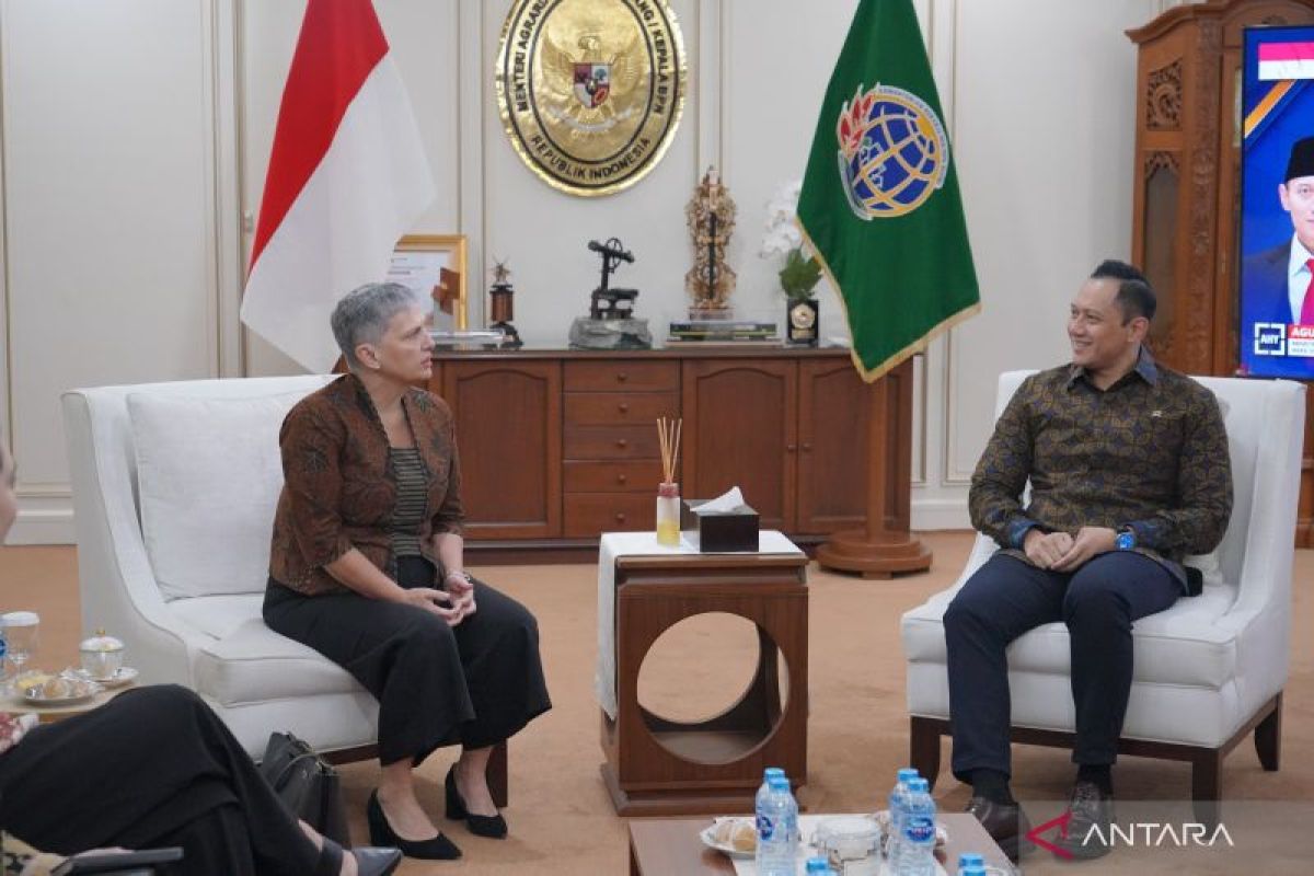 Terima Duta Besar Australia, Menteri AHY ingin kerja sama Indonesia-Australia semakin kuat