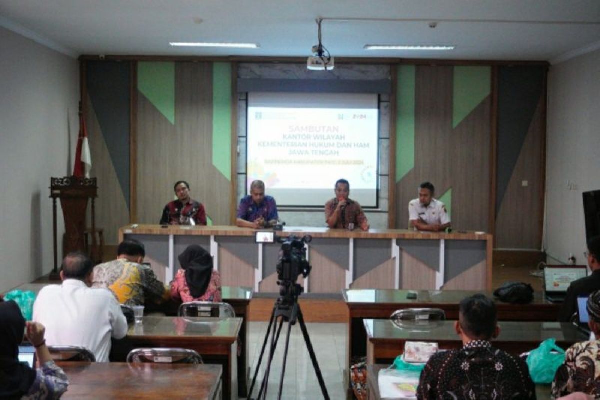 Kemenkumham Jateng dampingi "drafting" dokumen deskripsi batik bakaran