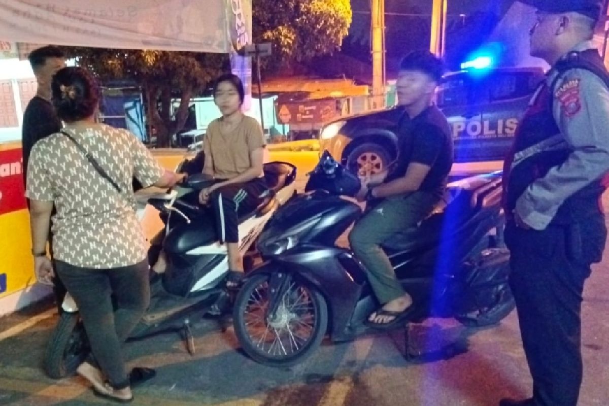 Polresta Deli Serdang gencar berpatroli blue light