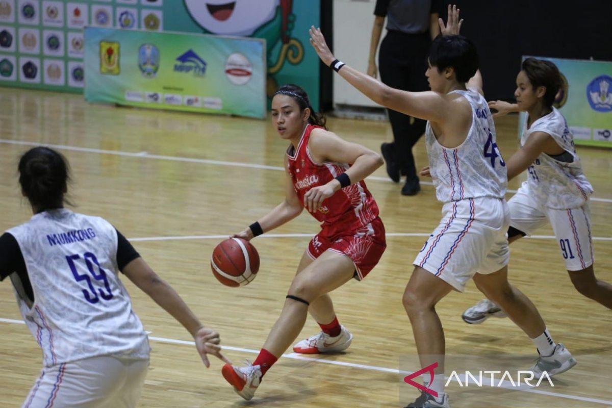 Tim basket putri Indonesia raih medali perak di AUG 2024