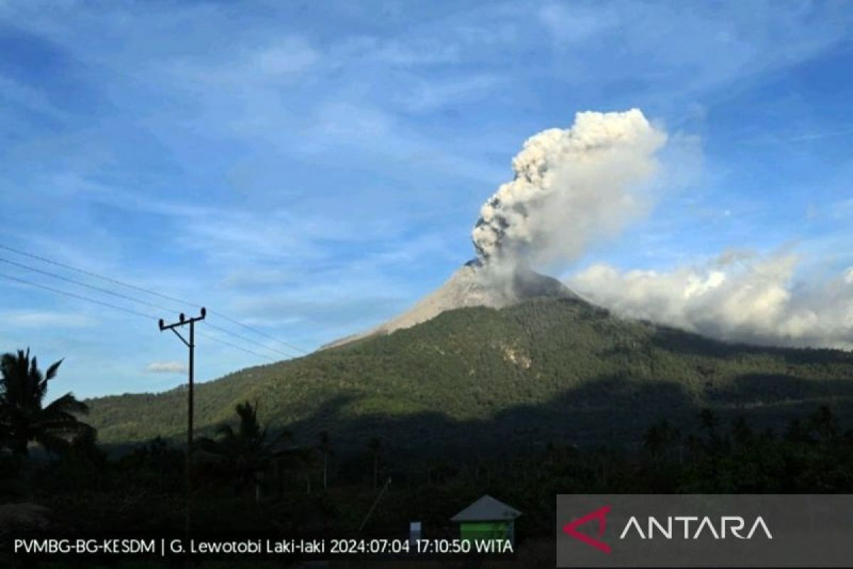 PVMBG: Hindari 3 kilometer dari pusat erupsi Gunung Lewotobi Laki-laki