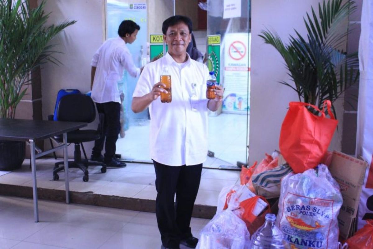 Di Cibodas Tangerang, rutinkan gerakan sedekah sampah jadi pangan anak
