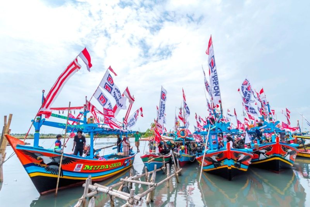 Semarak pawai kapal nelayan di Banten meriahkan hari nelayan internasional