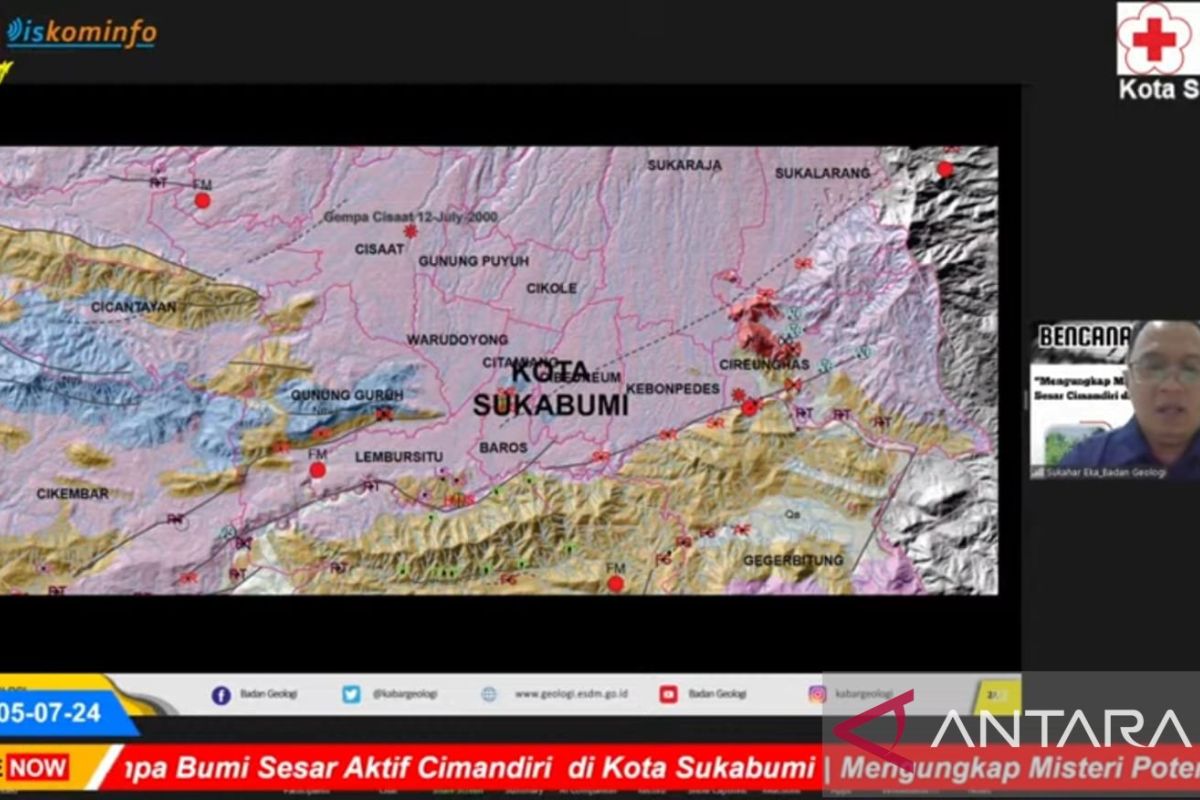Ahli: Penting mitigasi bencana kurangi dampak gempa dari Sesar Cimandiri