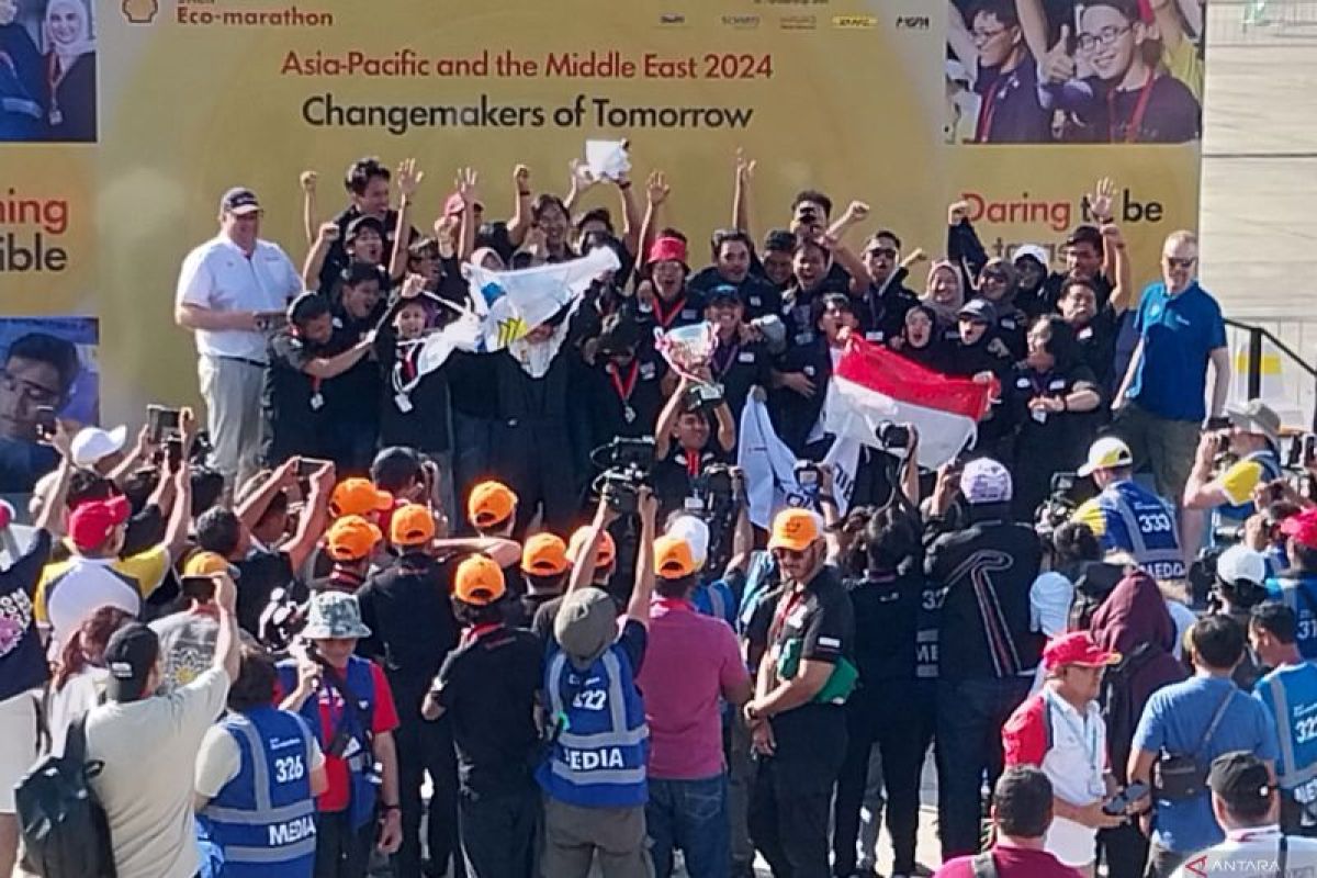 Tim Sapuangin ITS juara regional championship Shell Eco-marathon 2024