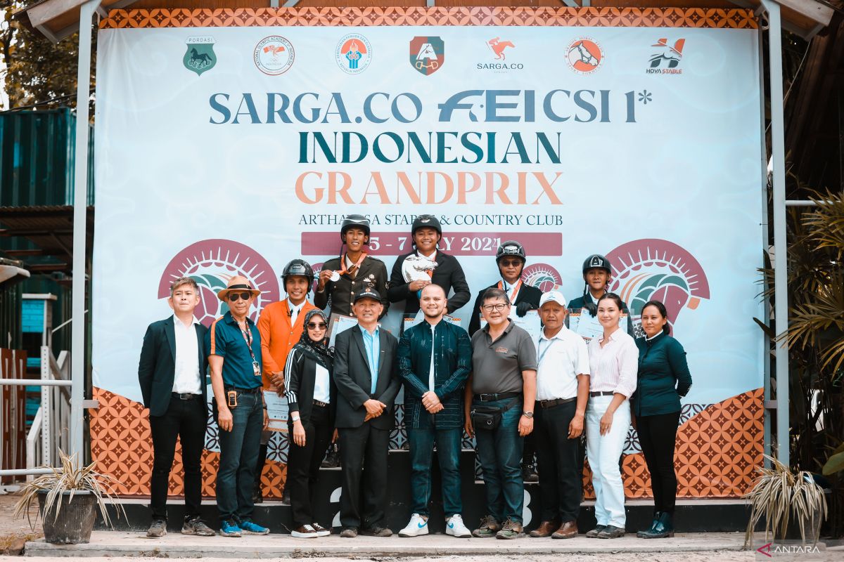 Atlet berkuda Dirga Wira menangi Piala Kemenpora pada Indonesian Grand Prix 2024