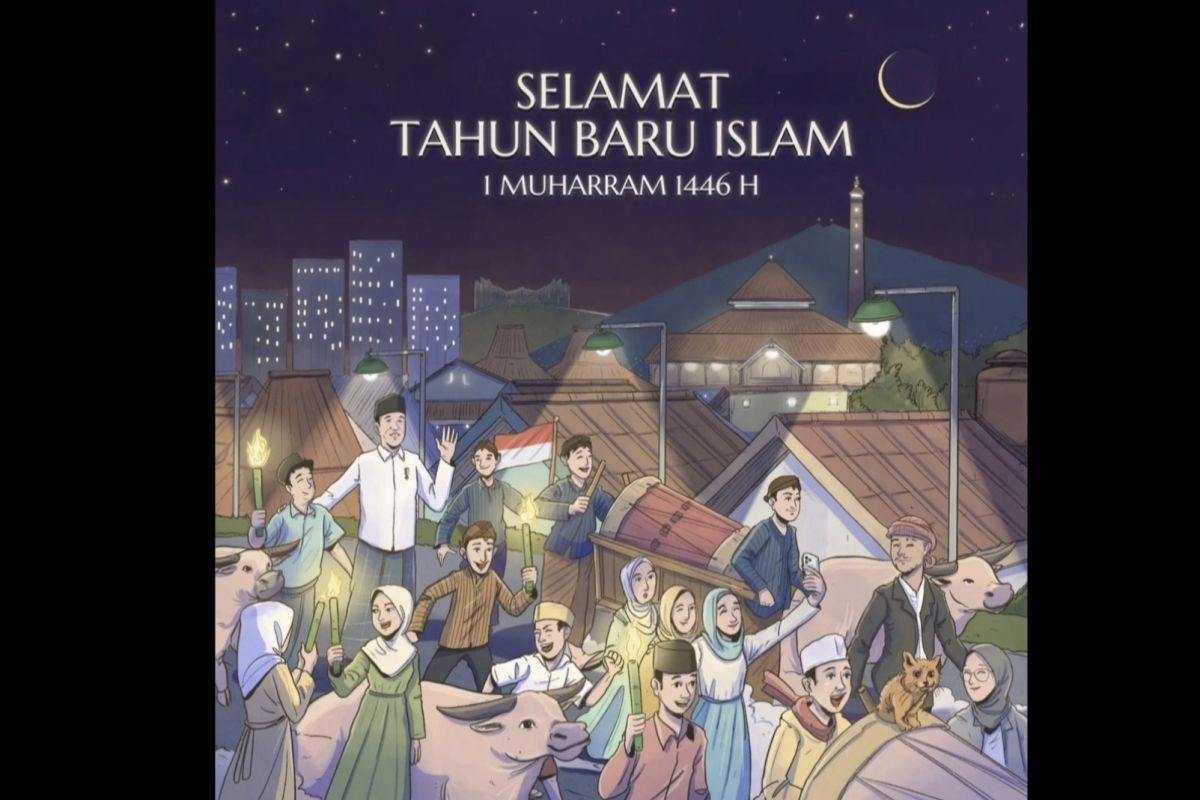 Presiden Jokowi menyerukan peningkatan keimanan dan ketakwaan di Tahun Baru Islam