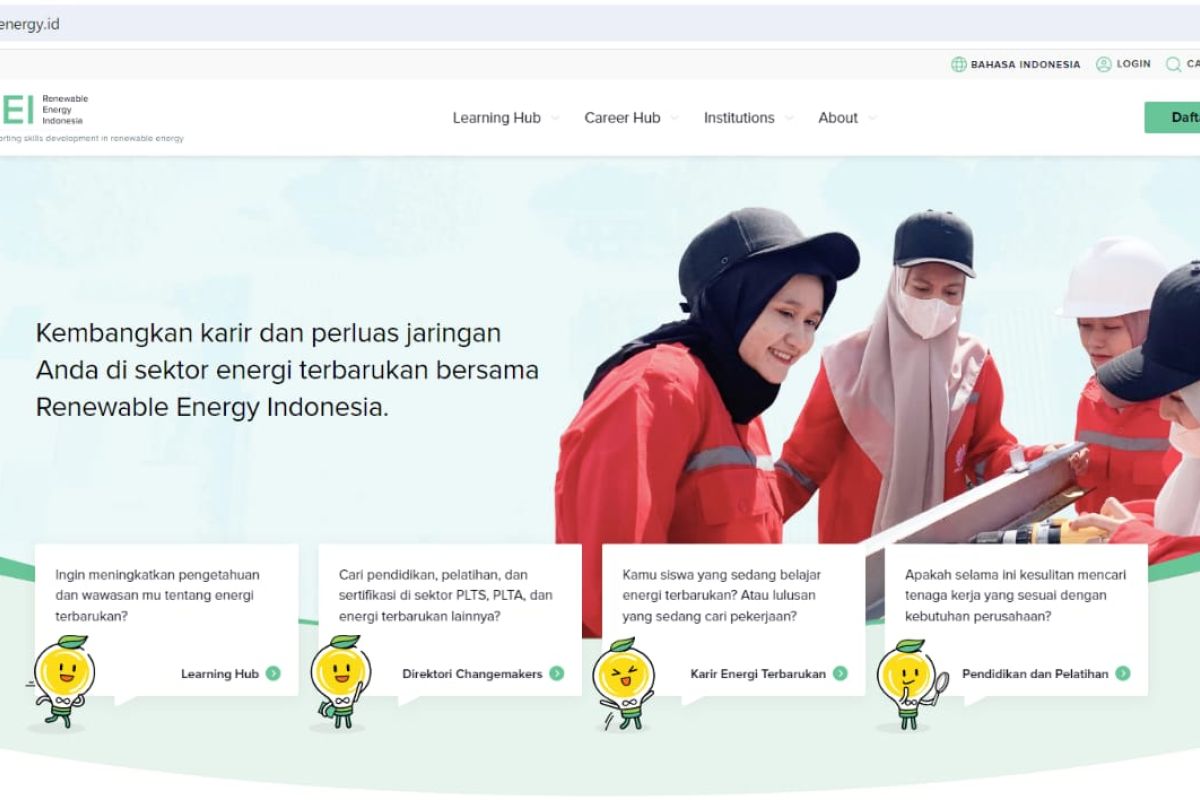 PPSDM KEBTKE Kementerian ESDM luncurkan situs Renewable Energy