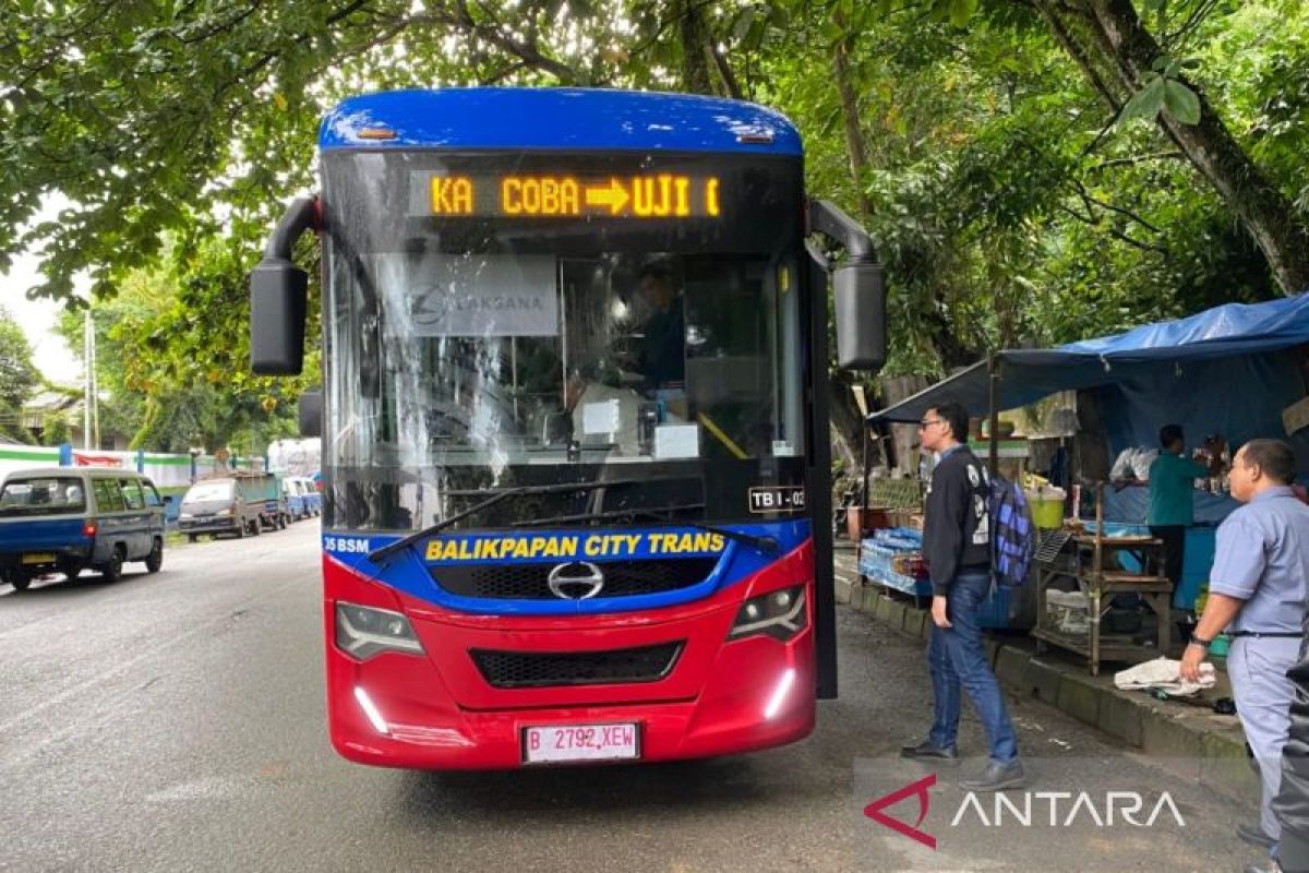 Layanan TEMAN Bus di Balikpapan tahap uji coba