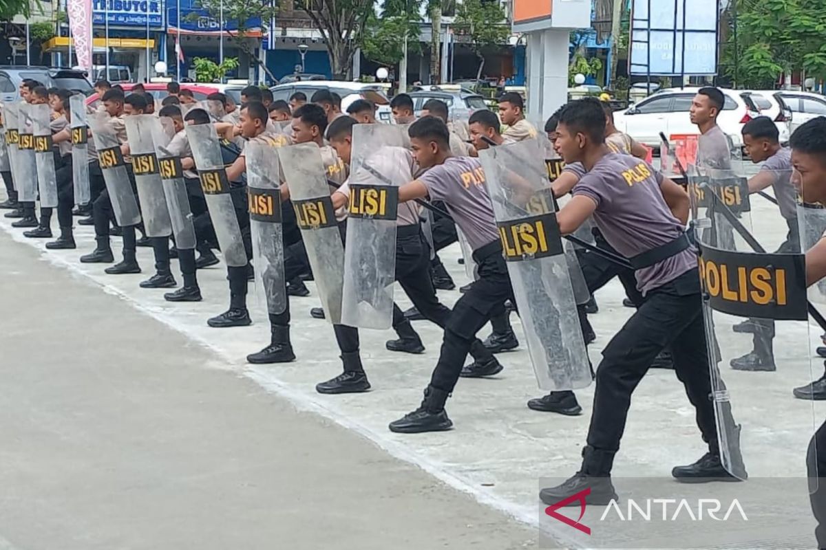 Polresta Balikpapan latih personel untuk pengendalian masa