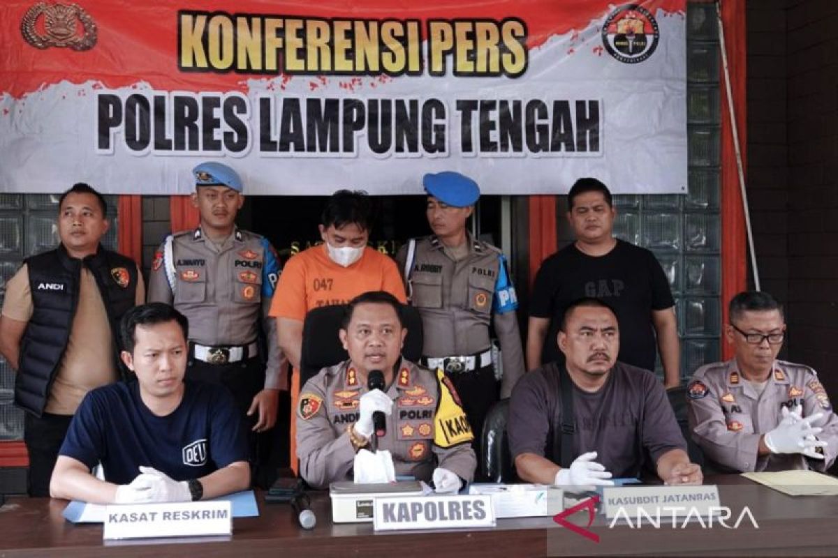 Polres Lampung Tengah tahan anggota DPRD tembak warga hingga meninggal