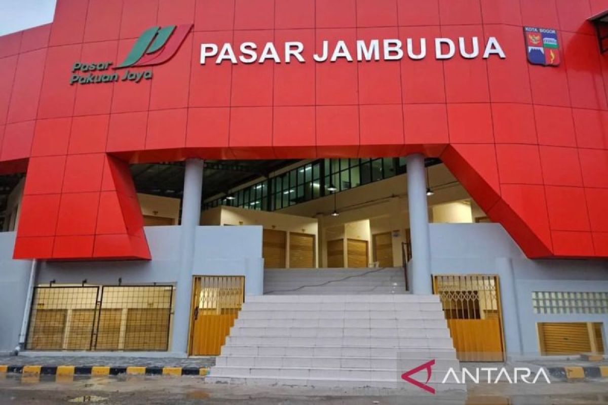 Pasar Jambu Dua Bogor telah capai 98 persen, pedagang mulai isi kios dan los