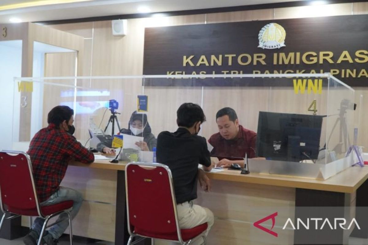 Imigrasi Tanjungpandan terbitkan 1.801 paspor