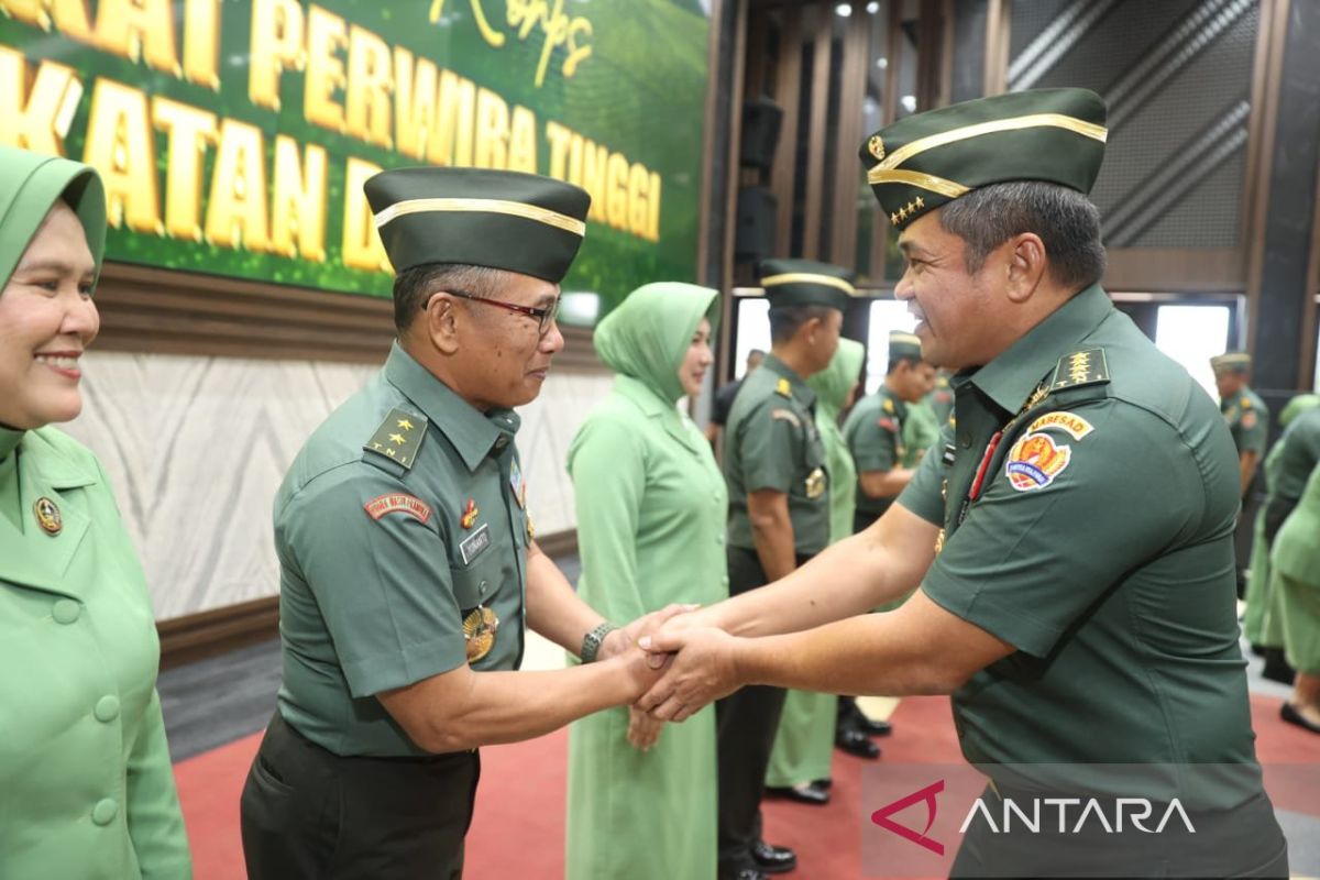 KSAD berikan kenaikan pangkat kepada 11 perwira tinggi 