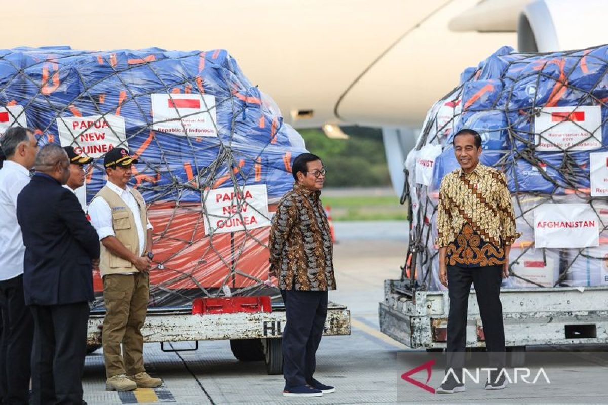 Presiden lepas bantuan kemanusiaan ke Papua Nugini dan Afghanistan