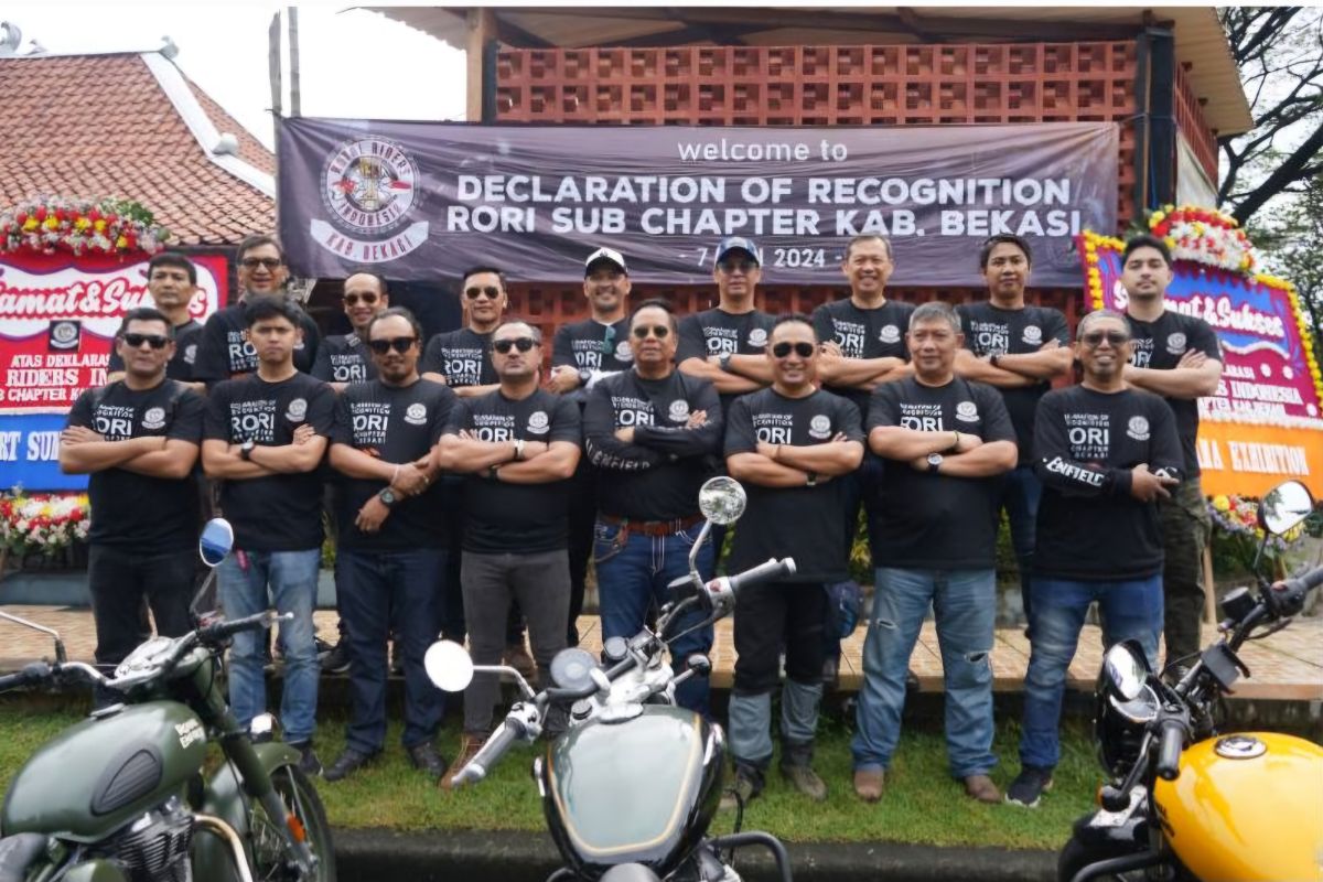 Royal Riders Indonesia Sub Chapter Bekasi diresmikan Presiden RoRI