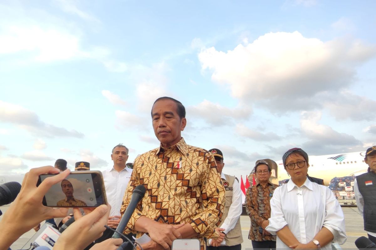 Presiden Jokowi sebut segera tandatangani Keppres pemberhentian Ketua KPU