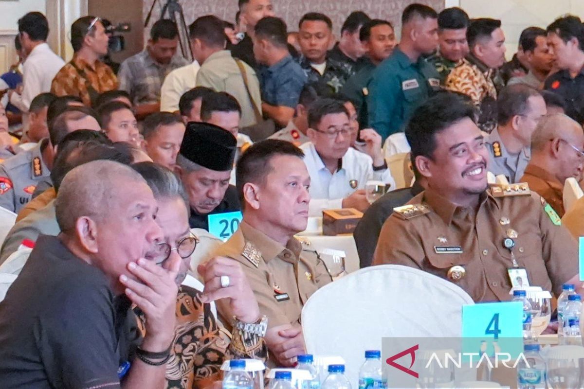 Bobby Nasution ikuti Rakor Persiapan Pilkada Serentak 2024 wilayah Sumatera