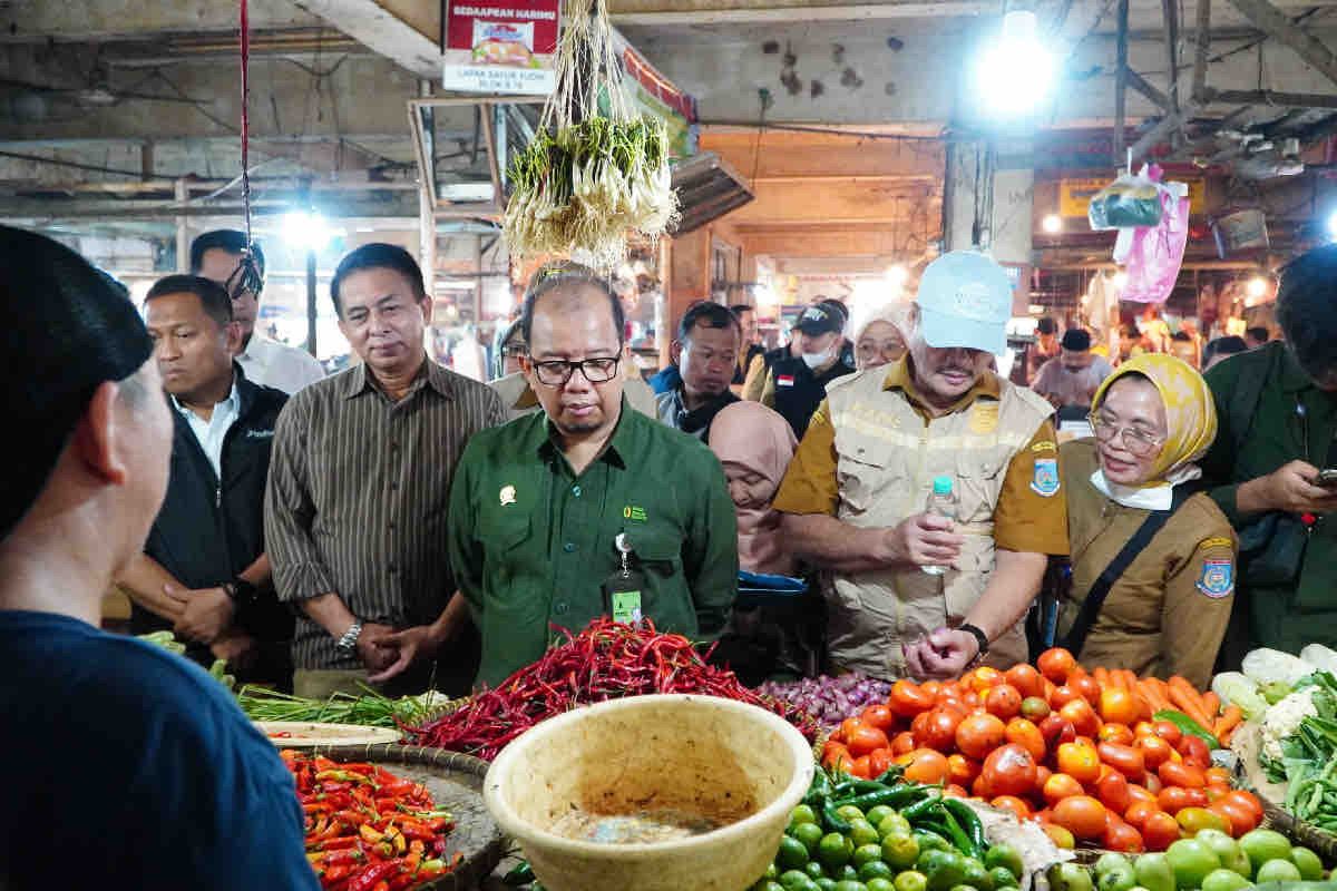 Bapanas pastikan kestabilan dan stok pangan strategis di Pasar Serpong