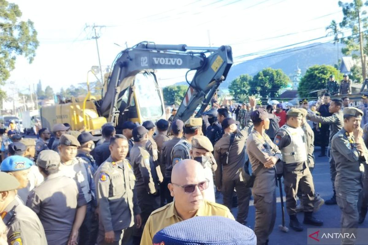 Satpol PP Bogor bidik 160 lapak pada penertiban di kawasan Puncak