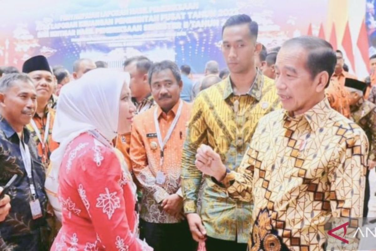 Bupati Rezita jumpa Presiden Joko Widodo di Jakarta