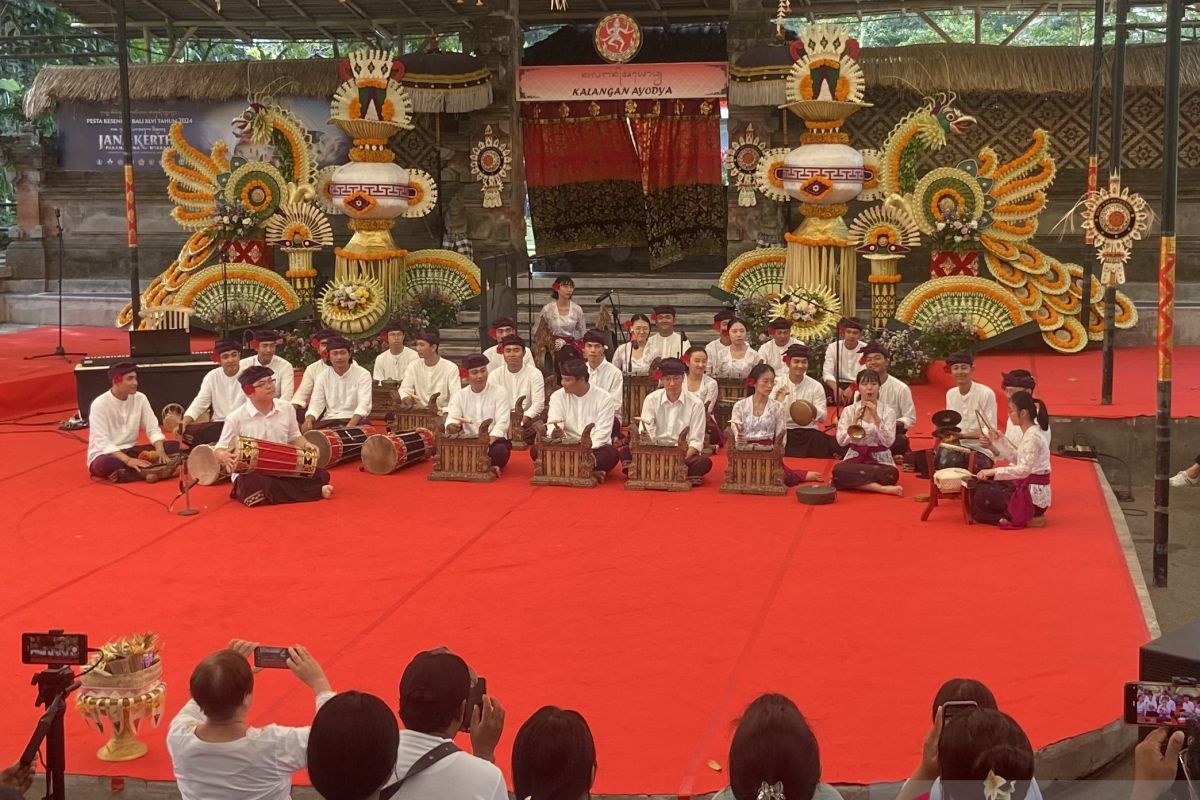 Seniman Bali dan Taiwan padukan tabuh dan gamelan di Pesta Kesenian Bali