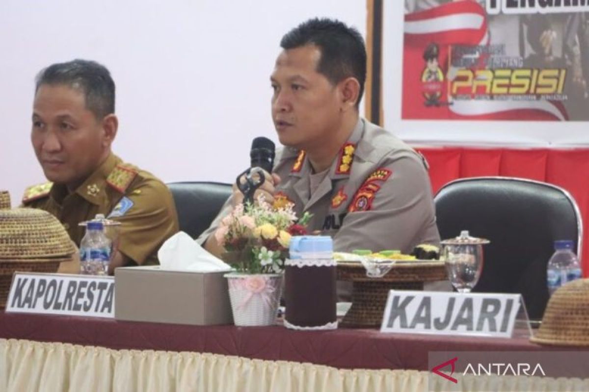 Polresta Kendari Rakor siapkan strategi pengamanan Pilkada