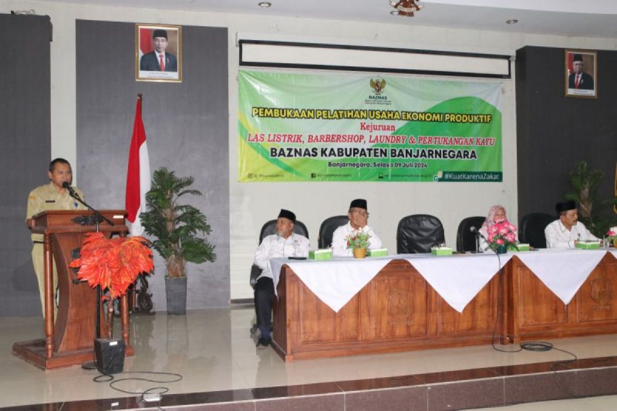 Baznas  Banjarnegara gelar pelatihan usaha bagi 80 penerima zakat