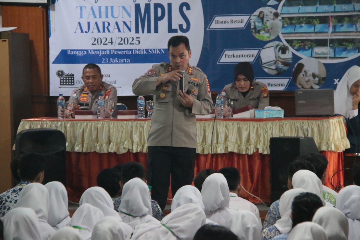 Polisi edukasi pelajar cegah perundungan dan peredaran narkoba