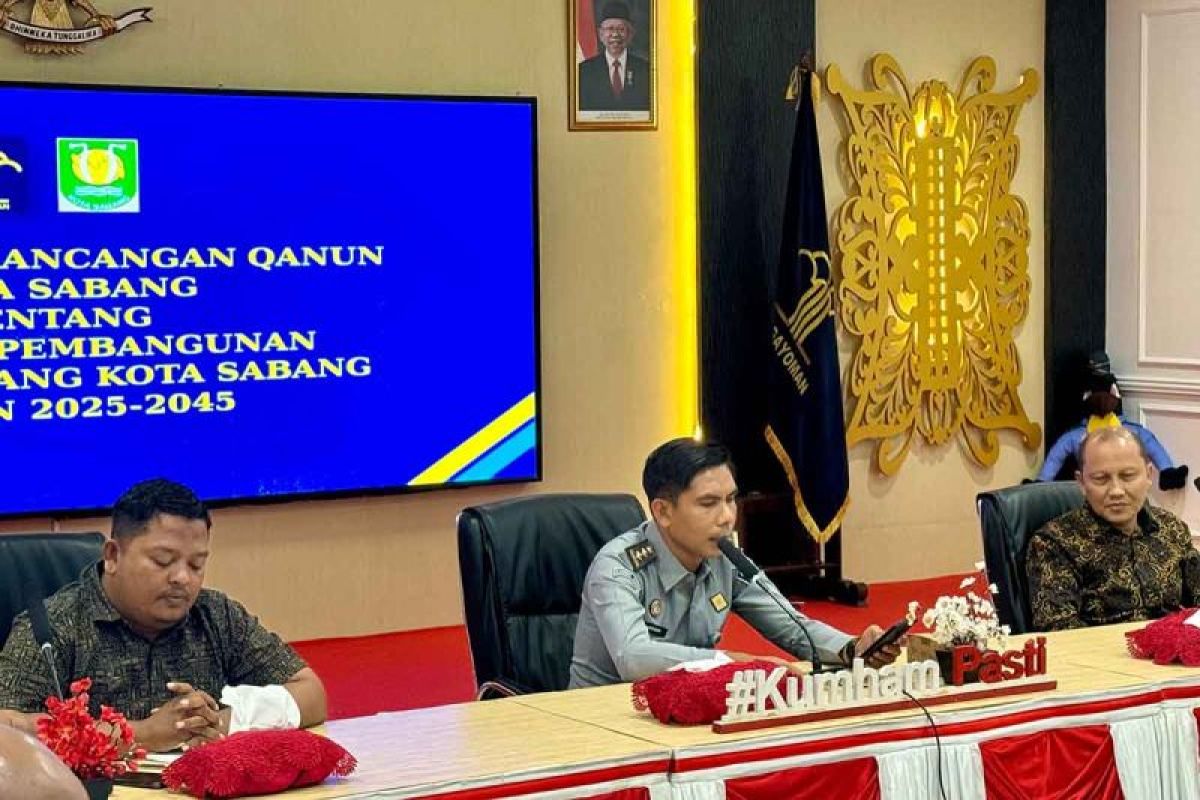 Kemenkumham beri pendampingan penyusunan Raqan RPJP Kota Sabang