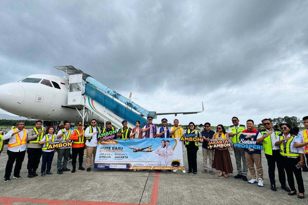 Rute baru maskapai penerbangan Super Air Jet Ambon-Jakarta dukung pertumbuhan ekonomi