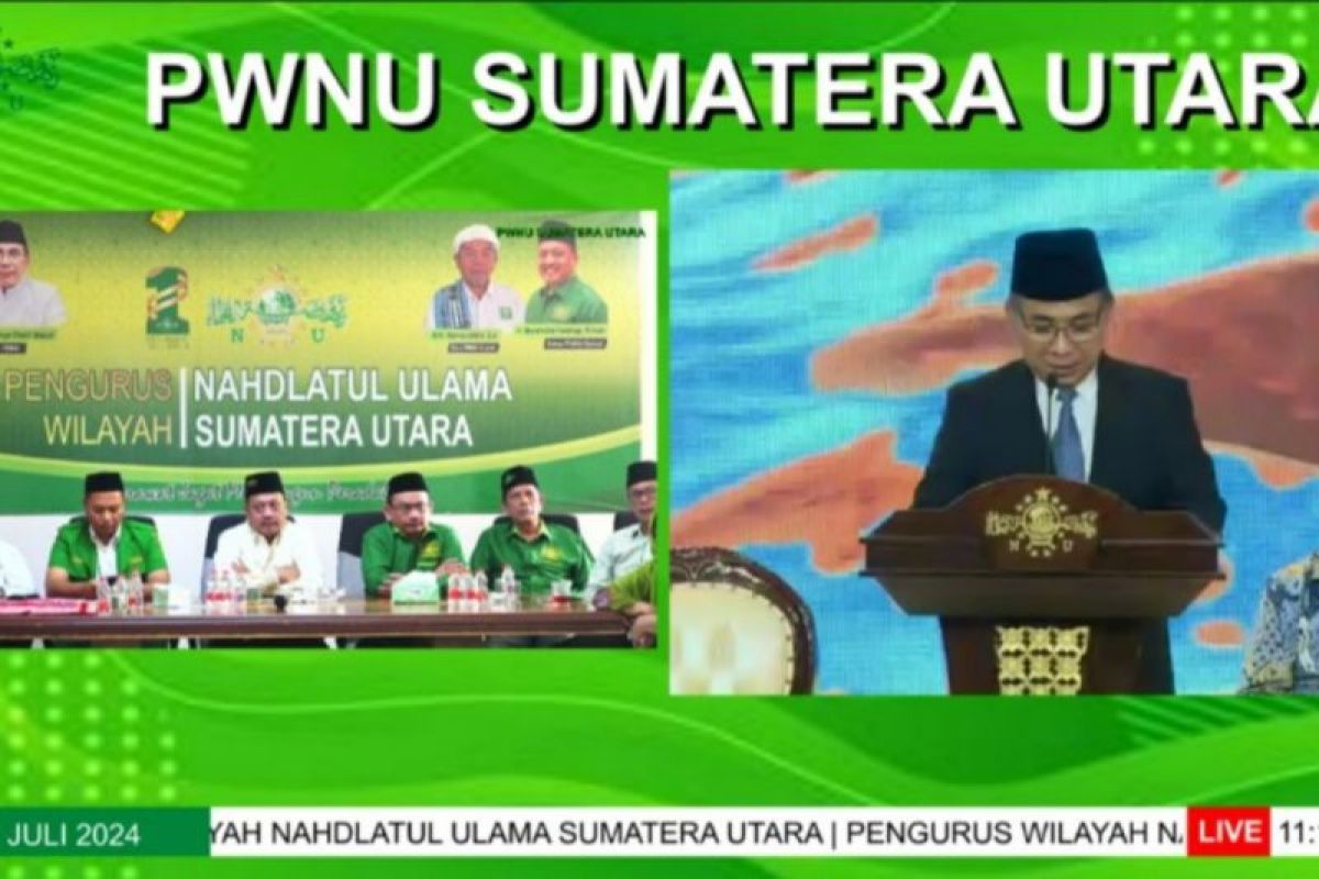 PWNU Sumut hadir virtual pada Interfaith and Intercivilizational Reception