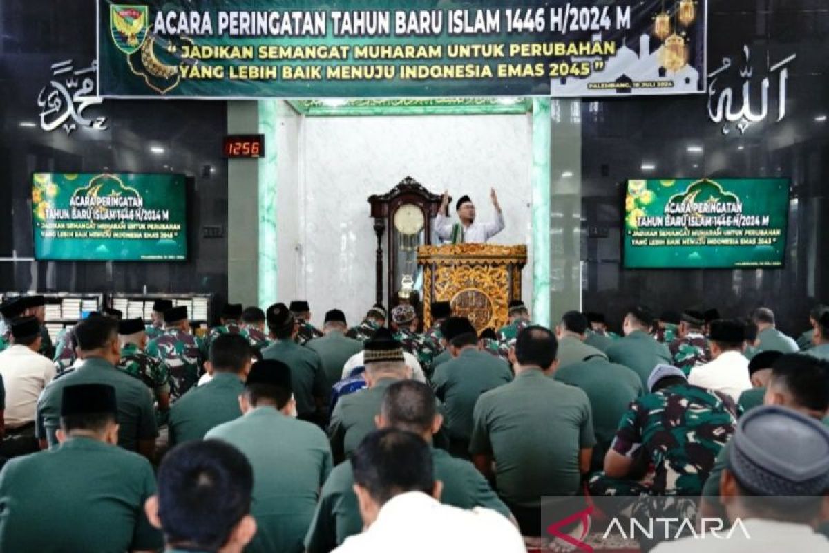 Warga Kodam Sriwijaya peringati Tahun Baru Islam 1446 Hijriah