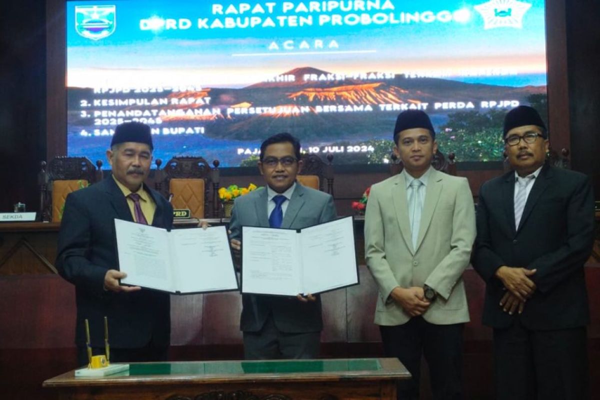 Pemkab-DPRD Probolinggo setujui Perda RPJPD 2025-2045