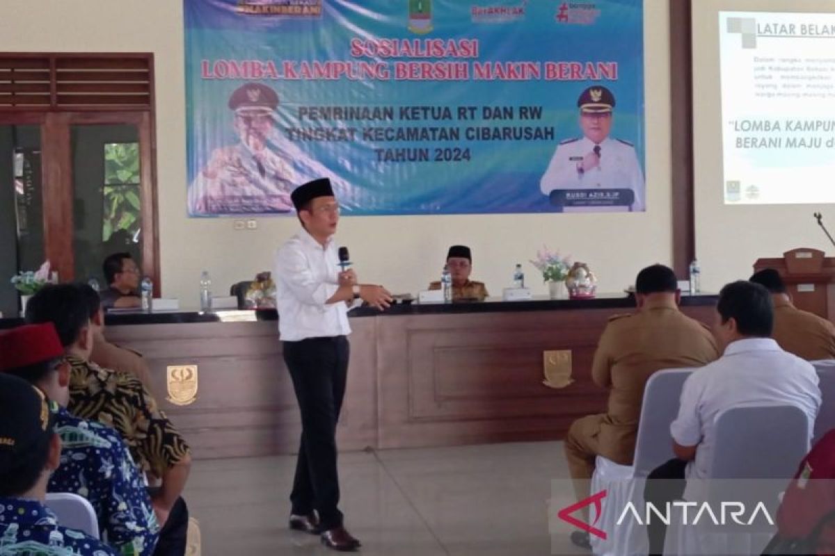 Pemkab Bekasi sosialisasikan Lomba Kampung Bersih mulai 29 Juli