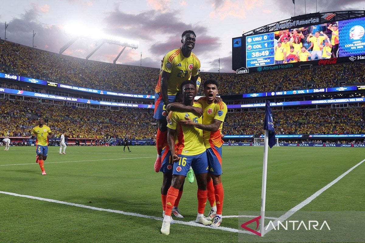 Gol Jefferson Lerma bawa Kolombia ke final untuk tantang Argentina