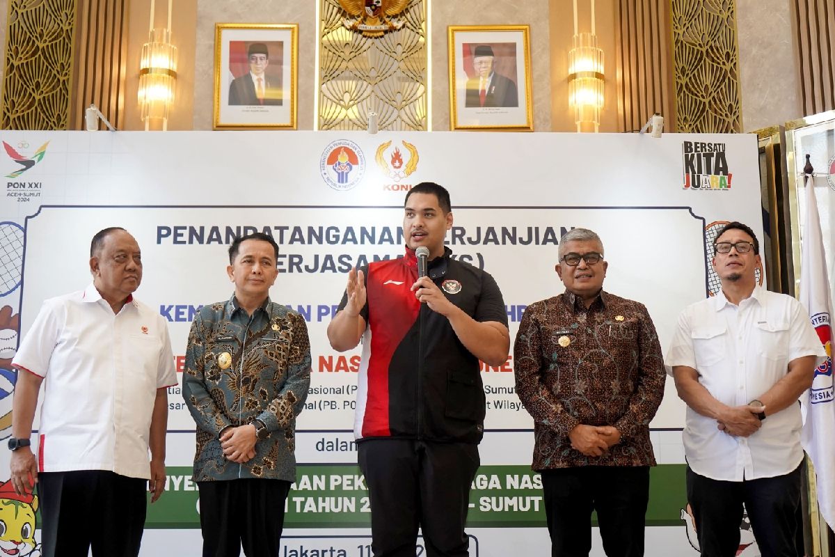 Menpora: Pemprov Sumut teliti siapkan PON XXI 2024